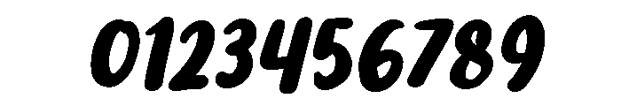 PG Snickly Slanted Font OTHER CHARS