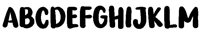 PG Snickly Font UPPERCASE