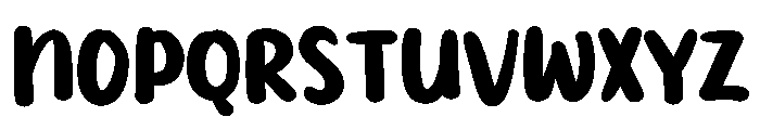 PG Snickly Font UPPERCASE