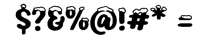 PG Snowy Holiday Regular Font OTHER CHARS