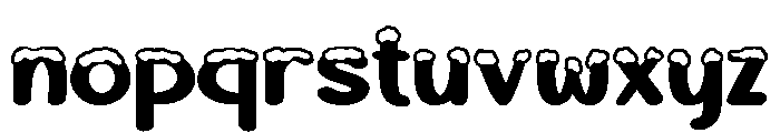 PG Snowy Holiday Regular Font LOWERCASE
