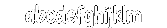 PG Soften Outline FONT