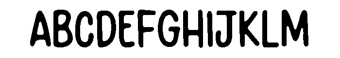 PG Soften Regular Font UPPERCASE