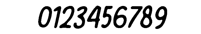 PG Soften Slanted Font OTHER CHARS