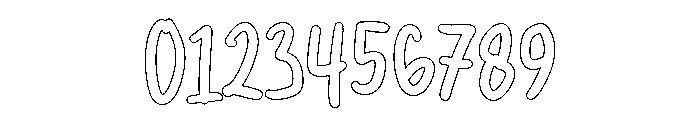 PG Solmerist Outline Font OTHER CHARS