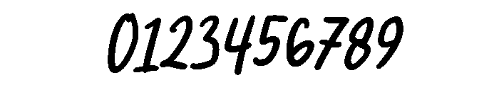 PG Solmerist Slanted Font OTHER CHARS
