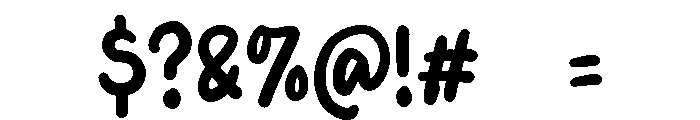 PG Someday Font OTHER CHARS