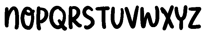 PG Someday Font UPPERCASE