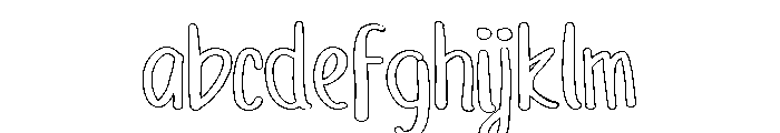 PG Sophie Outline FONT