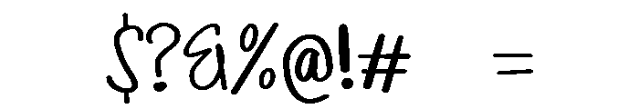 PG Sophie Regular Font OTHER CHARS