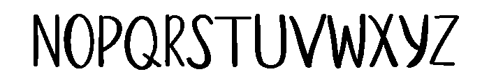 PG Sophie Regular Font UPPERCASE