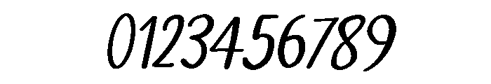 PG Sophie Slanted Font OTHER CHARS