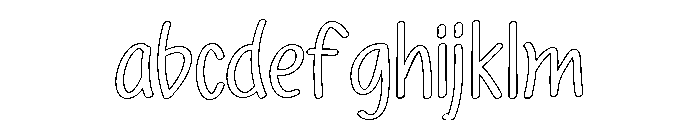 PG Sorellia Outline FONT