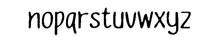 PG Sorellia Soft Font LOWERCASE