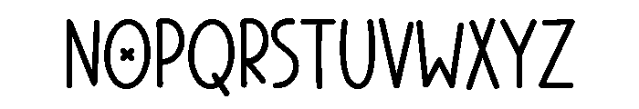 PG Spiced Snow Font UPPERCASE