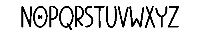 PG Spiced Snow Font LOWERCASE