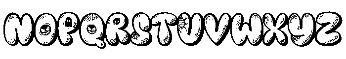 PG Spookie Regular Font UPPERCASE