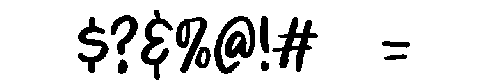PG Spring Holiday Font OTHER CHARS