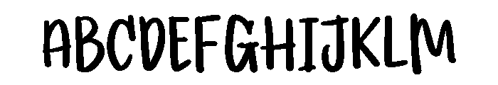 PG Spring Holiday Font UPPERCASE