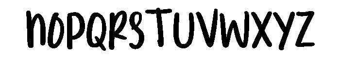 PG Spring Holiday Font LOWERCASE