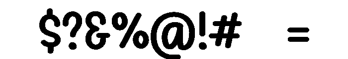 PG Squash Delight Regular Font OTHER CHARS