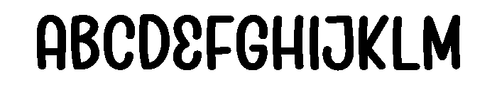 PG Squash Delight Regular Font UPPERCASE
