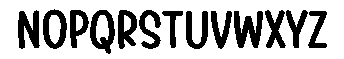 PG Squash Delight Regular Font UPPERCASE