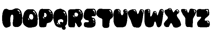 PG Squishy Drips Font LOWERCASE