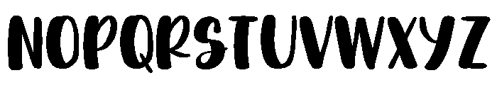 PG Stylish Regular Font UPPERCASE