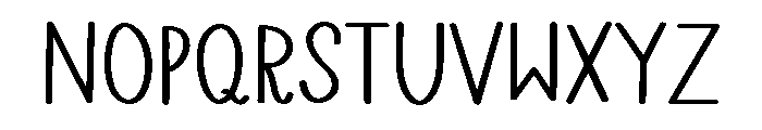 PG Sugar Candy Regular Font UPPERCASE