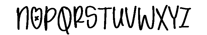 PG Sugar Flow Font UPPERCASE