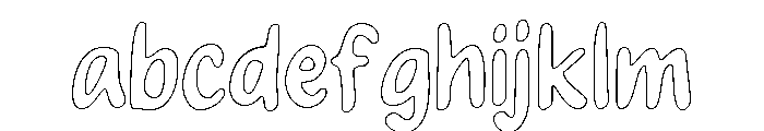PG Summer Dream Outline FONT