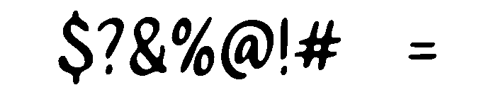 PG Summer Dream Regular Font OTHER CHARS