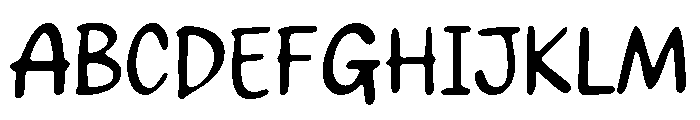 PG Summer Dream Regular Font UPPERCASE