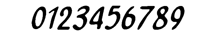 PG Summer Dream Slanted Font OTHER CHARS