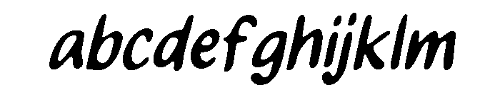 PG Summer Dream Slanted FONT