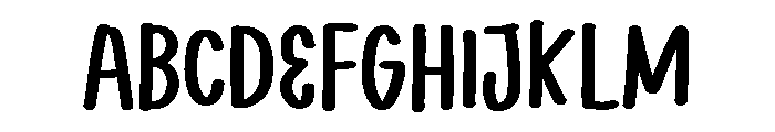 PG Sunday Bright Regular Font UPPERCASE