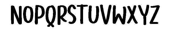 PG Sunday Bright Regular Font LOWERCASE