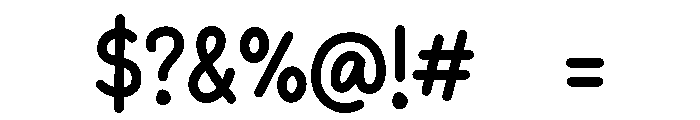 PG Sweet Casual Font OTHER CHARS