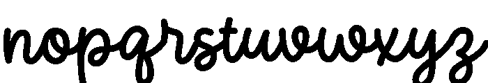 PG Sweet Casual Font LOWERCASE