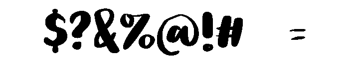 PG Sweet History Font OTHER CHARS