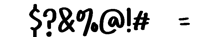 PG Sweet Honey Regular Font OTHER CHARS