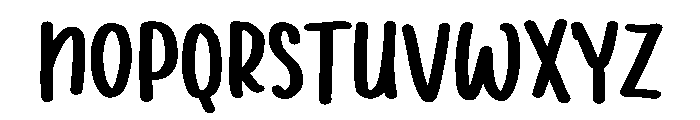 PG Sweet Honey Regular Font UPPERCASE