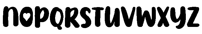 PG Sweet Love Font LOWERCASE