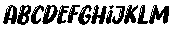 PG Sweet Shine Slanted FONT