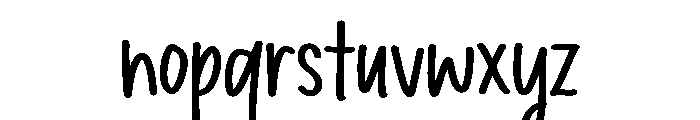 PG Sweet Valentine Font LOWERCASE