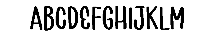 PG Sweetline Font UPPERCASE
