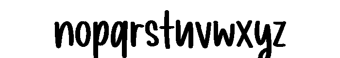 PG Sweetline Font LOWERCASE