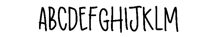 PG Swinkle Font UPPERCASE