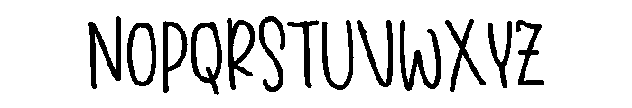 PG Swinkle Font UPPERCASE